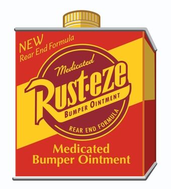 medicated rust eze bumper ointment car