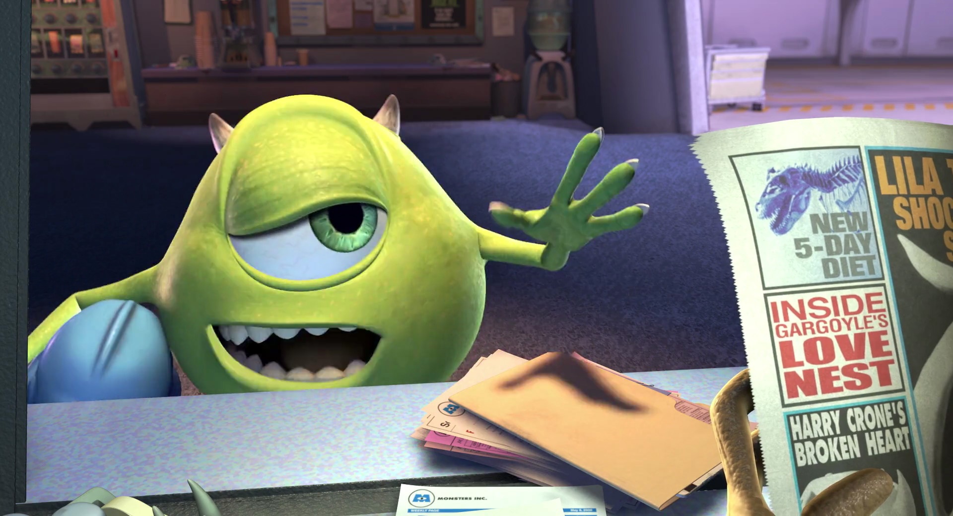 Image Mike Wazowski 006 Pixar Wiki Fandom Powered By Wikia 