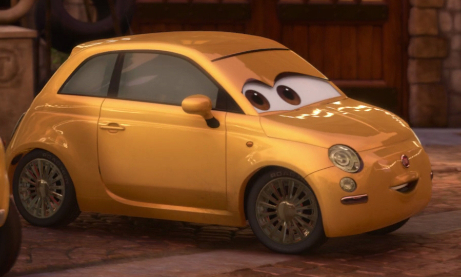 disney cars fiat 500