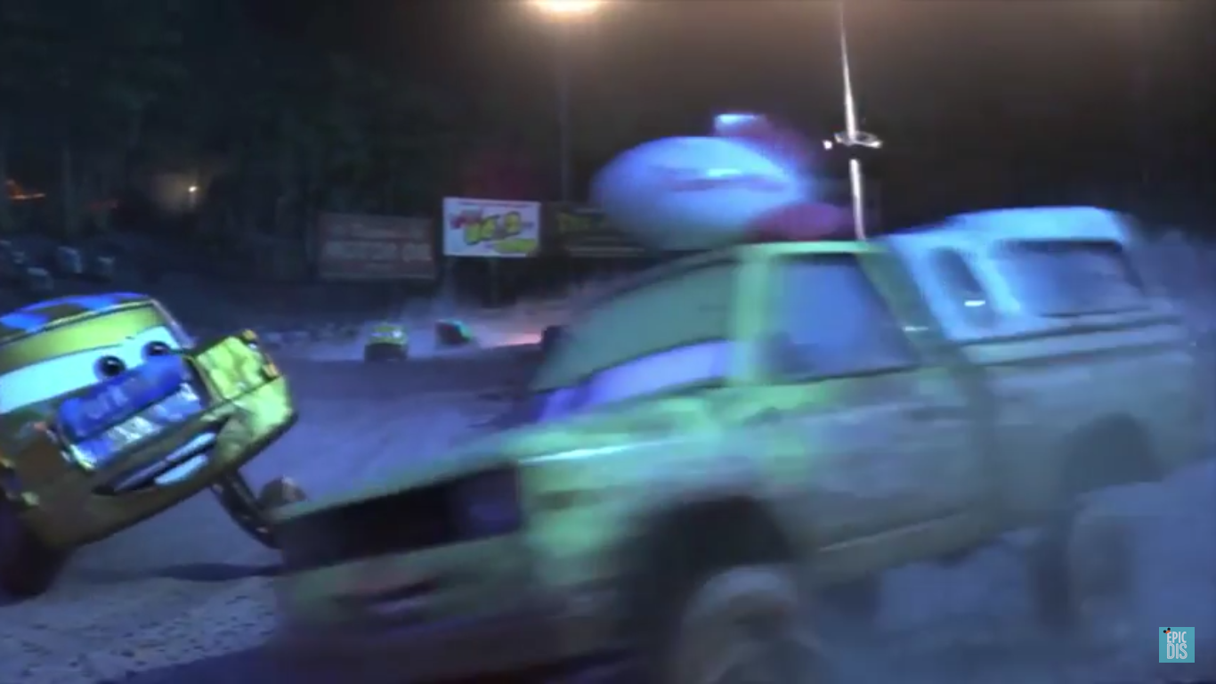 pizza planet truck in good dinosaur