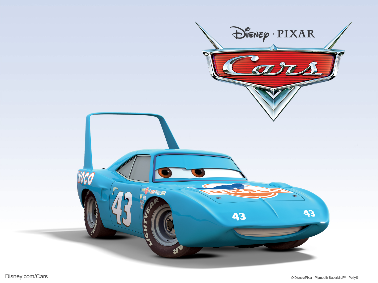 pixar cars blue car