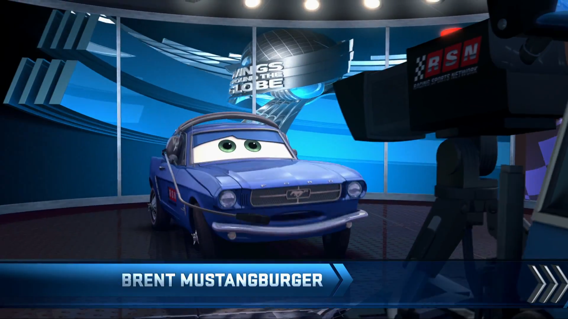 disney cars mustang