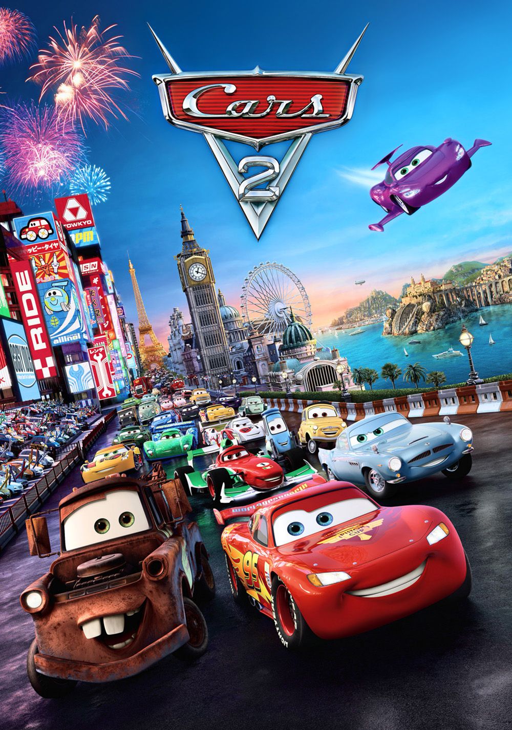 pixar characters cars