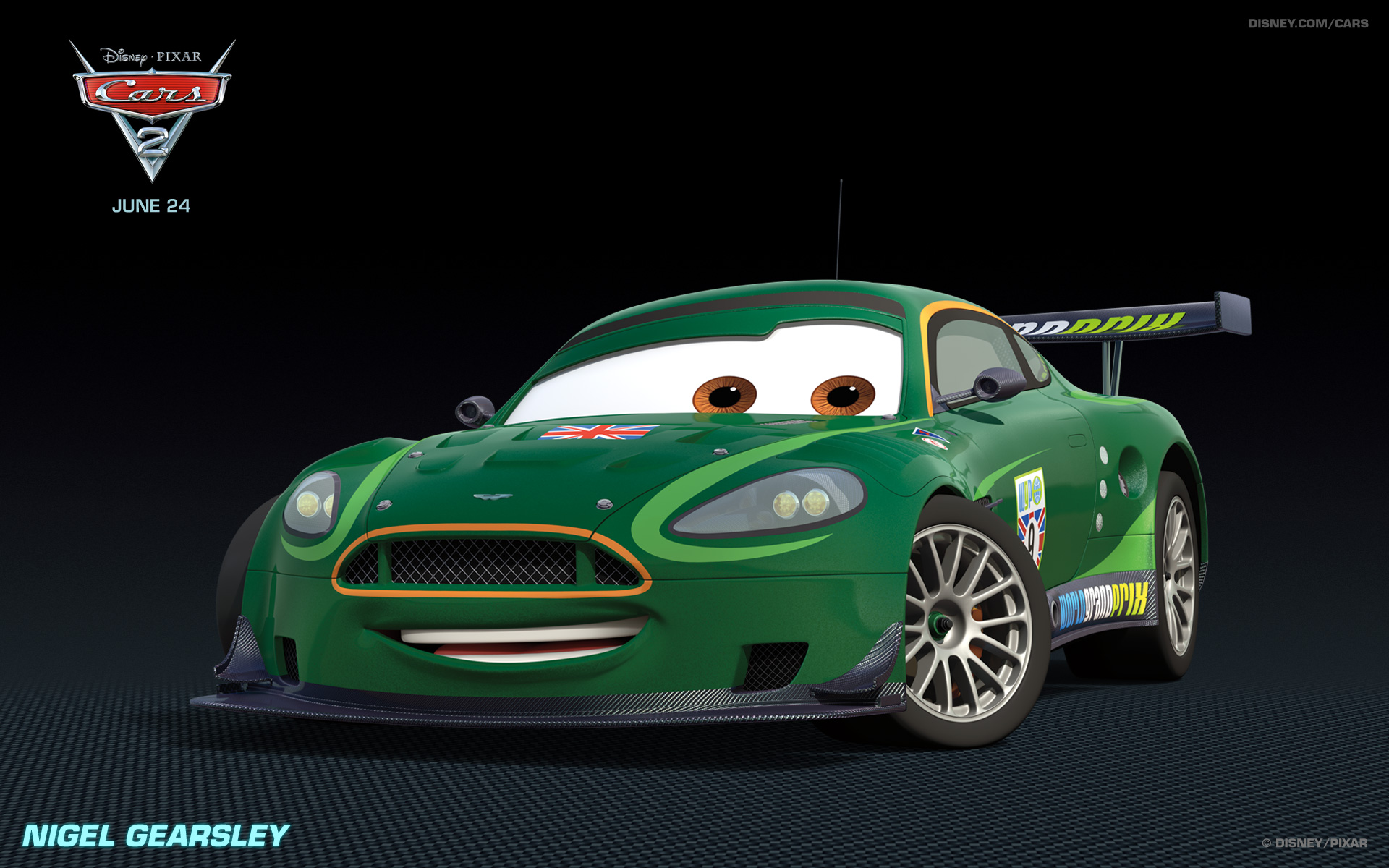 green disney cars character