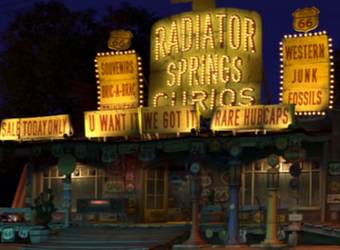 radiator springs curios