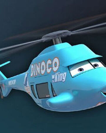 cars dinoco helicopter