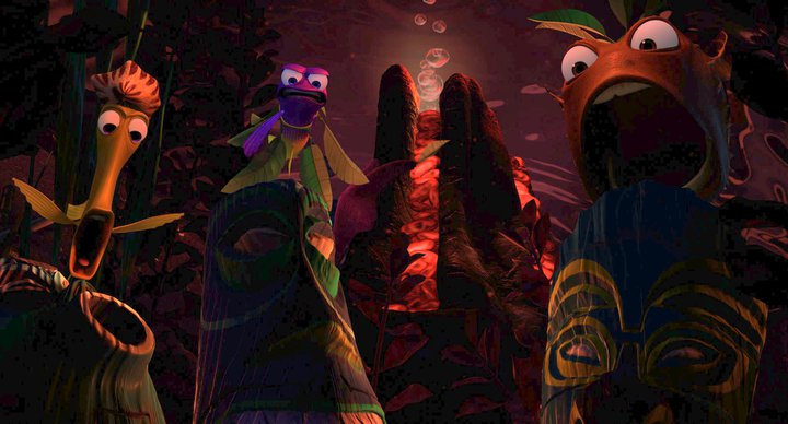 finding nemo volcano aquarium