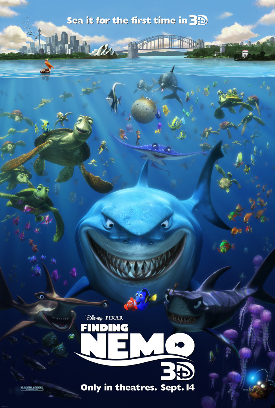 Image Finding Nemo 3D Posterjpg Pixar Wiki FANDOM Powered By