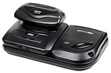 Вторая модель Genesis со встроенными дополнениями Sega CD и Sega 32X