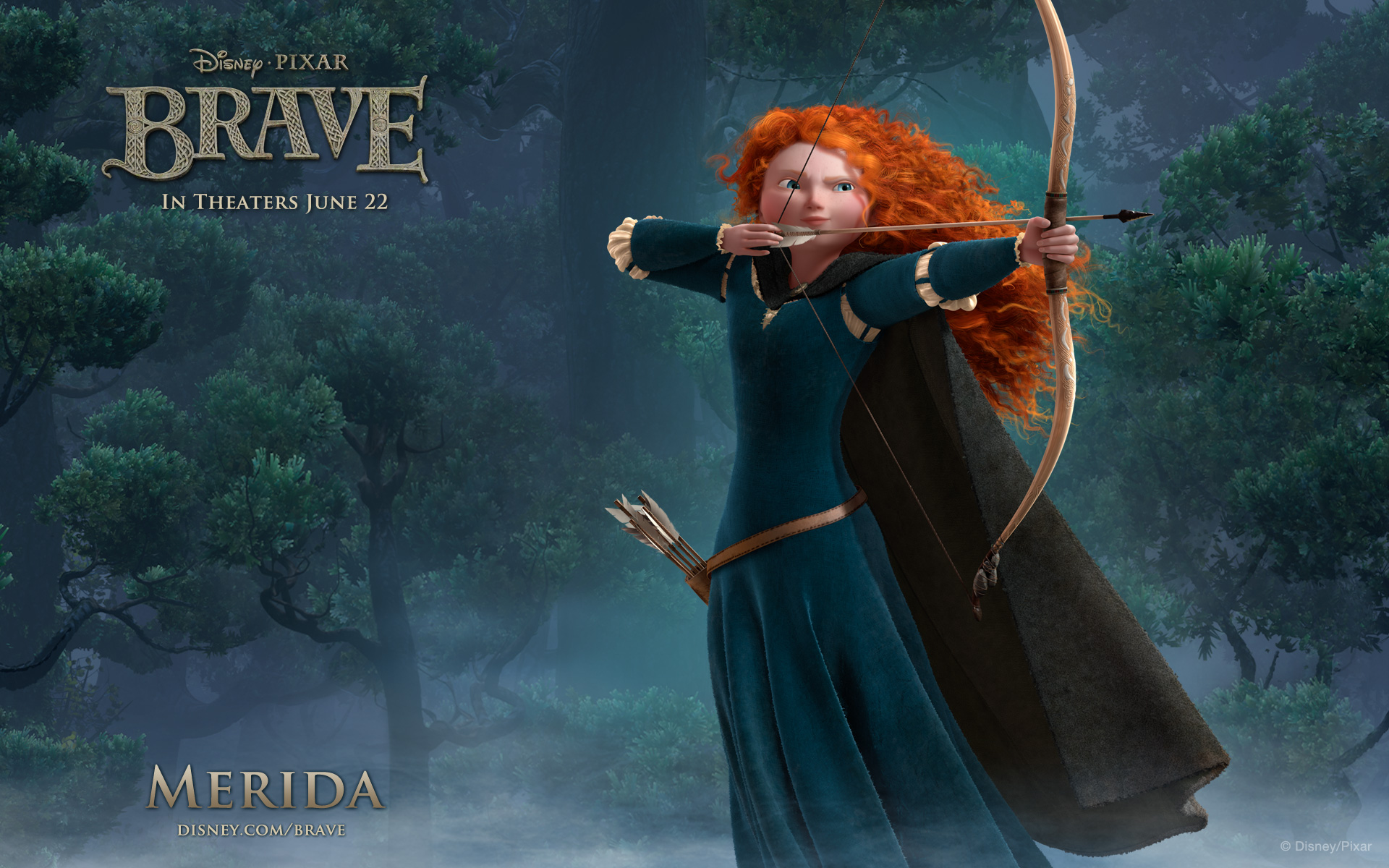 merida doll with bow and arrow