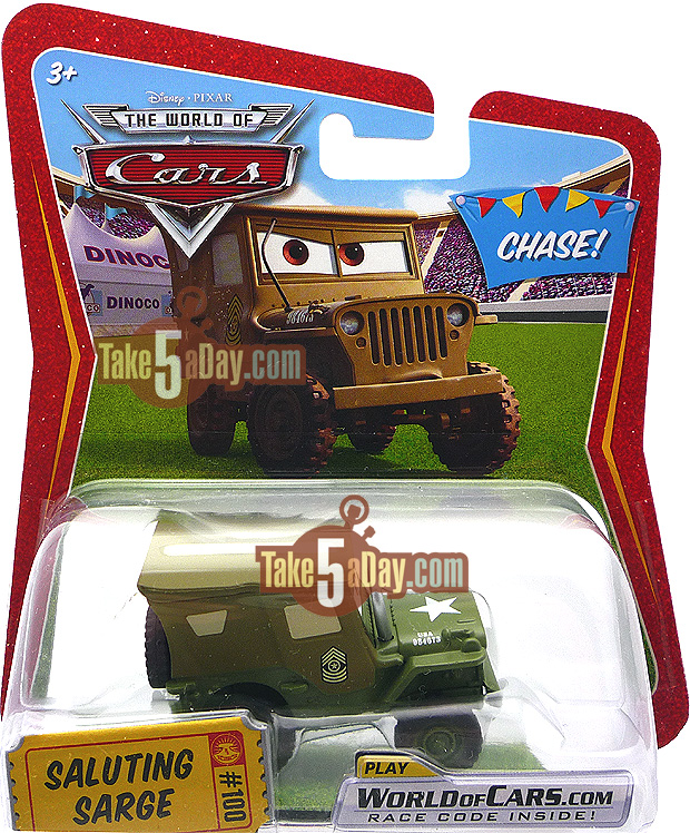 Disney Cars Diecast-Charlie Cargo-Deluxe-SARGE /'S BOOT CAMP-carte 2018