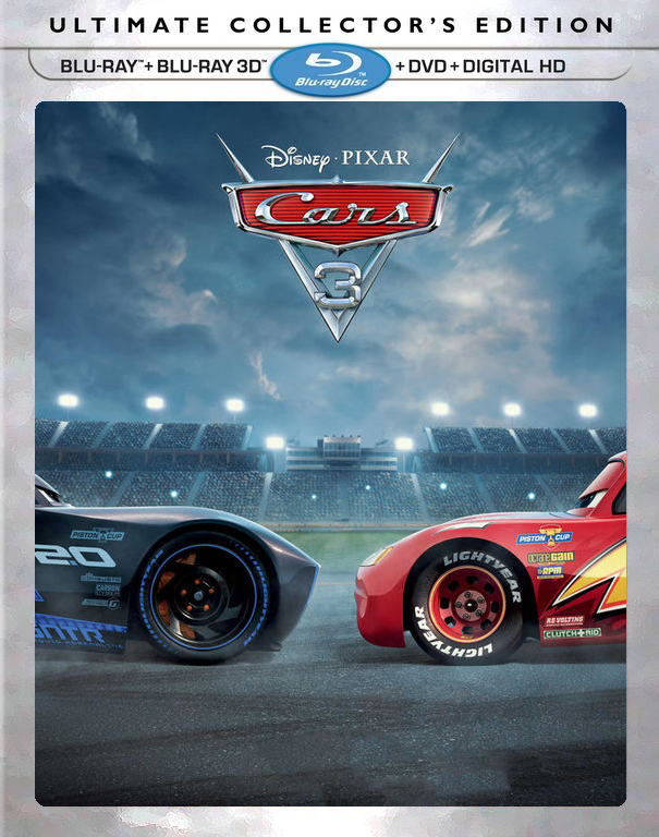 Cars 3 Blu Ray Dvd