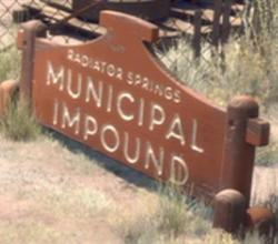 Radiator springs municipal impound
