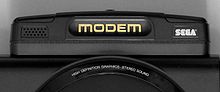 Устройство Sega Mega Modem, обеспечивающее подключение к сервису Sega Meganet