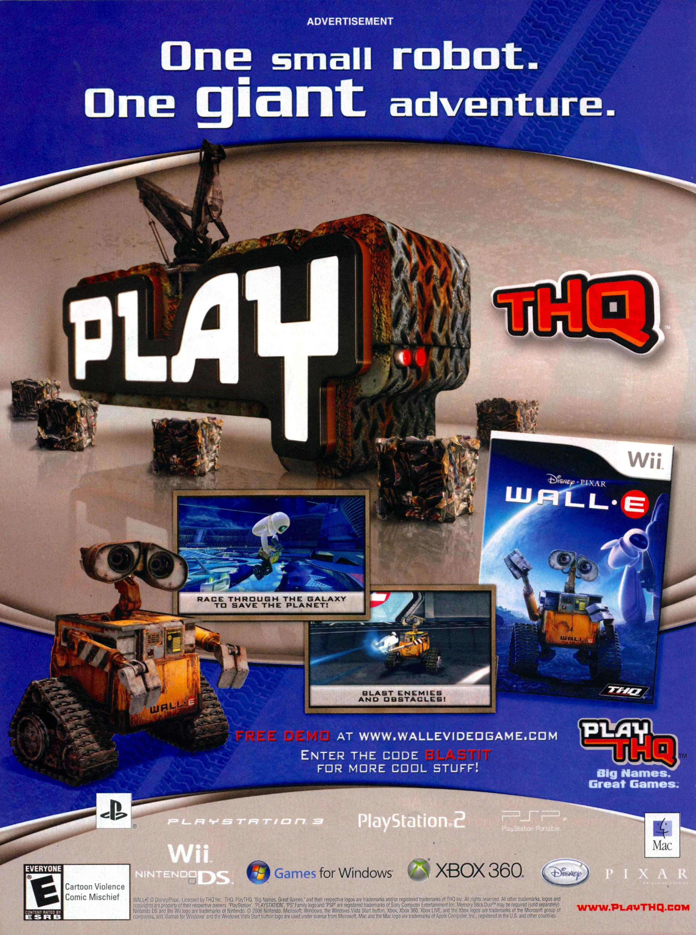 Wall E The Video Game Pixar Wiki Fandom