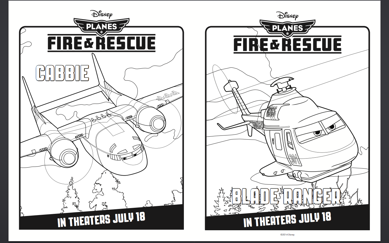 Free Disney Planes Coloring Pages Disney Planes Fire Rescue Samoloty 2 plakat