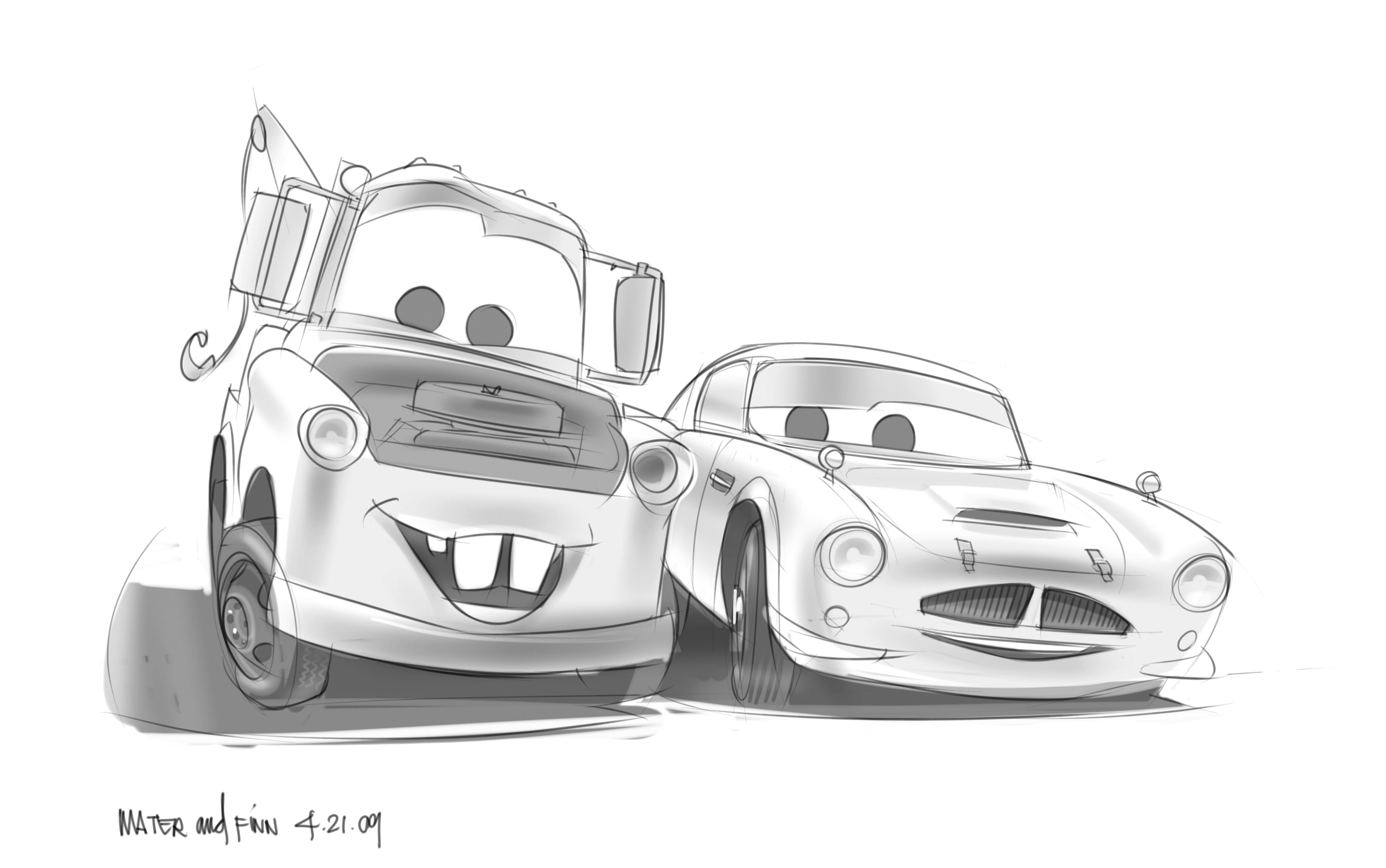 Cars 2 conceptart finn mcmissile 4