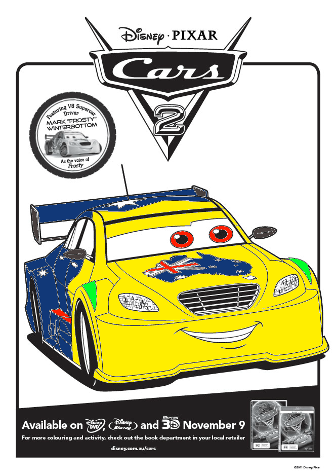 cars 2 frosty toy