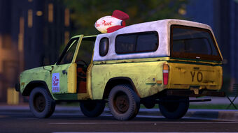 toy story planet pizza truck