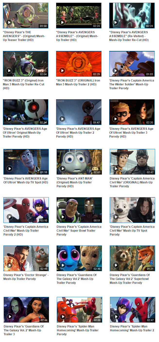 Pixar Marvel Cinematic Universe Pixar Fanon Wiki Fandom