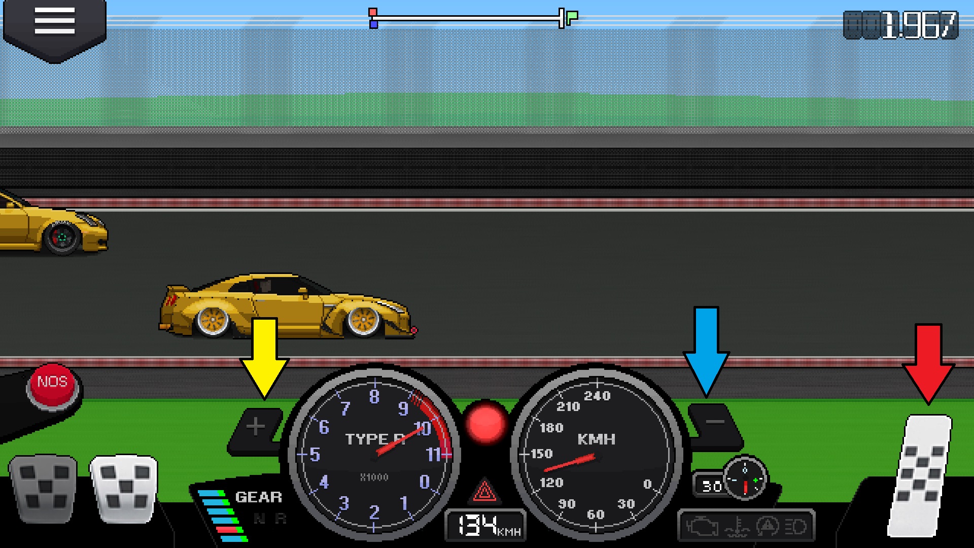 pixel car racer story mode trailer