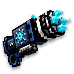 Laser Minigun Pixel Gun