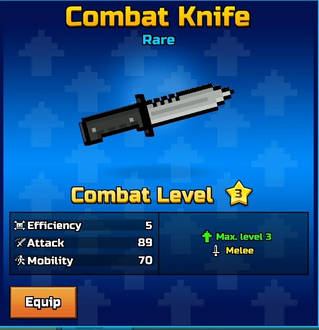 Combat Knife (PG3D) Pixel Gun Wiki FANDOM powered by Wikia