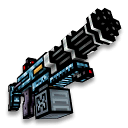 Laser Minigun Pixel Gun