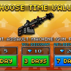 Assault Machine Gun Pg3d Pixel Gun Wiki Fandom