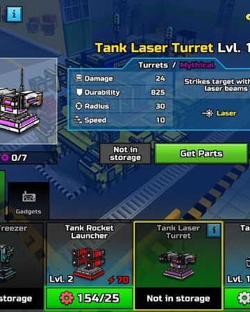 Tank Laser Turret Pixel Gun Wiki Fandom