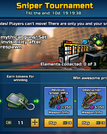 Sniper Tournament Pixel Gun Wiki Fandom