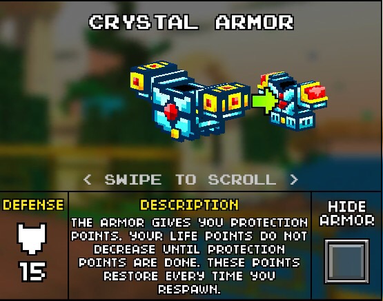 Image - Crystal Armor..jpg | Pixel Gun Wiki | FANDOM powered by Wikia