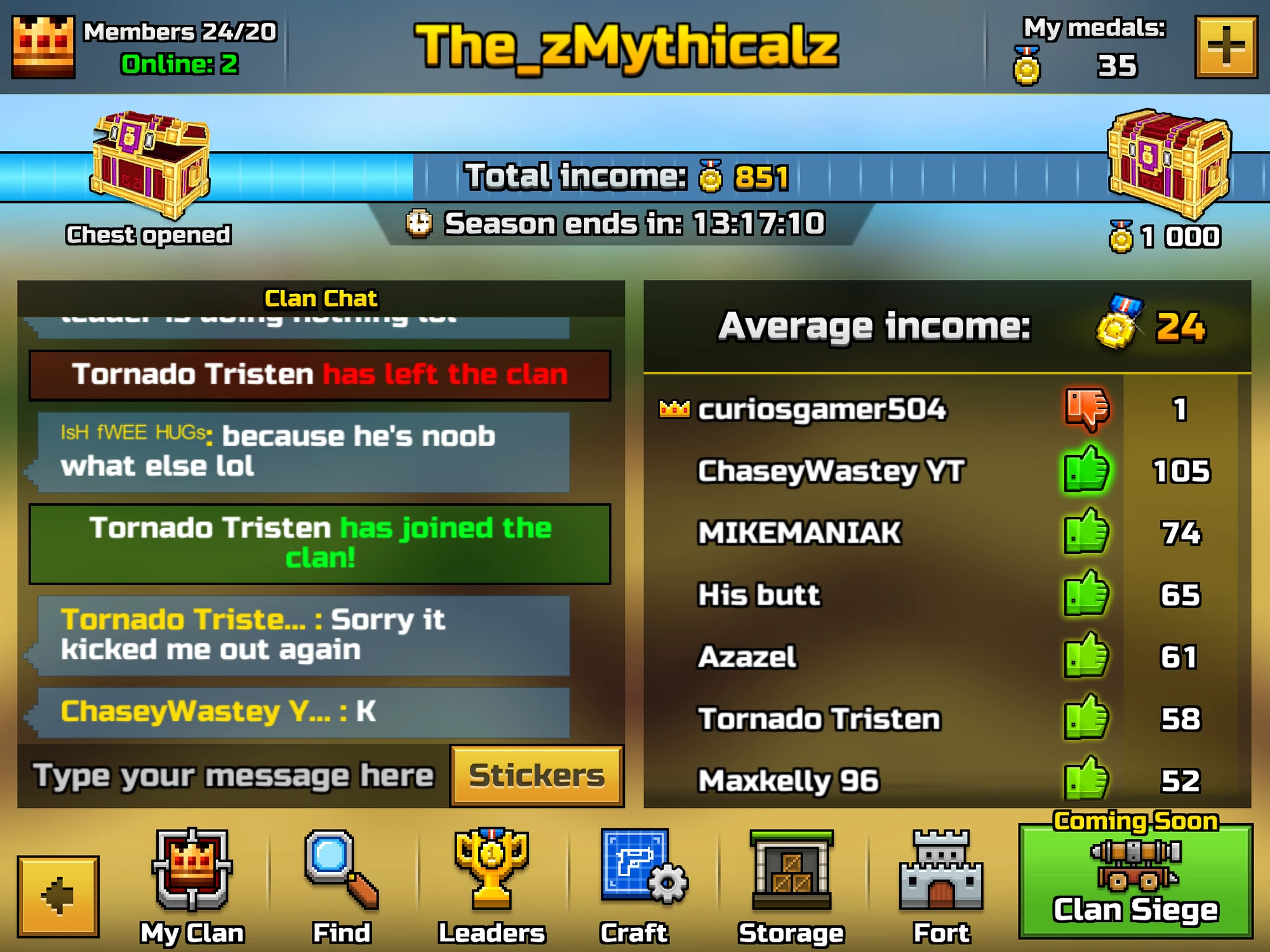 Clans System (PG3D) Pixel Gun Wiki FANDOM powered by Wikia