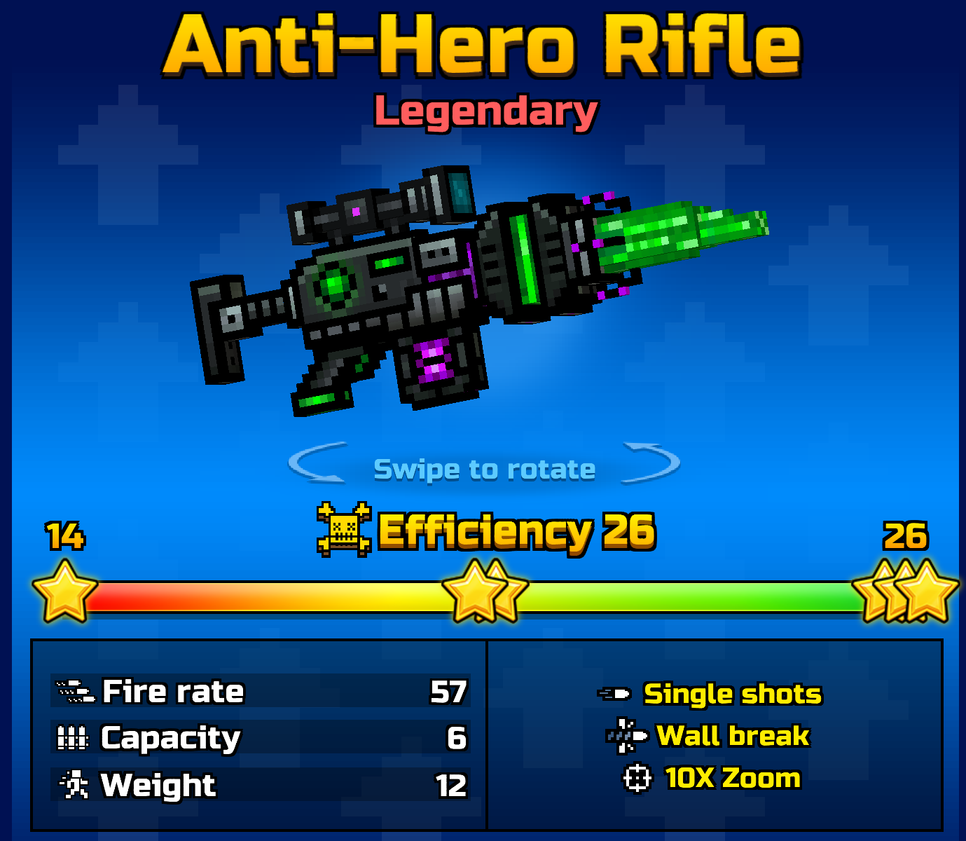 pixel gun 3d anti hero rifle