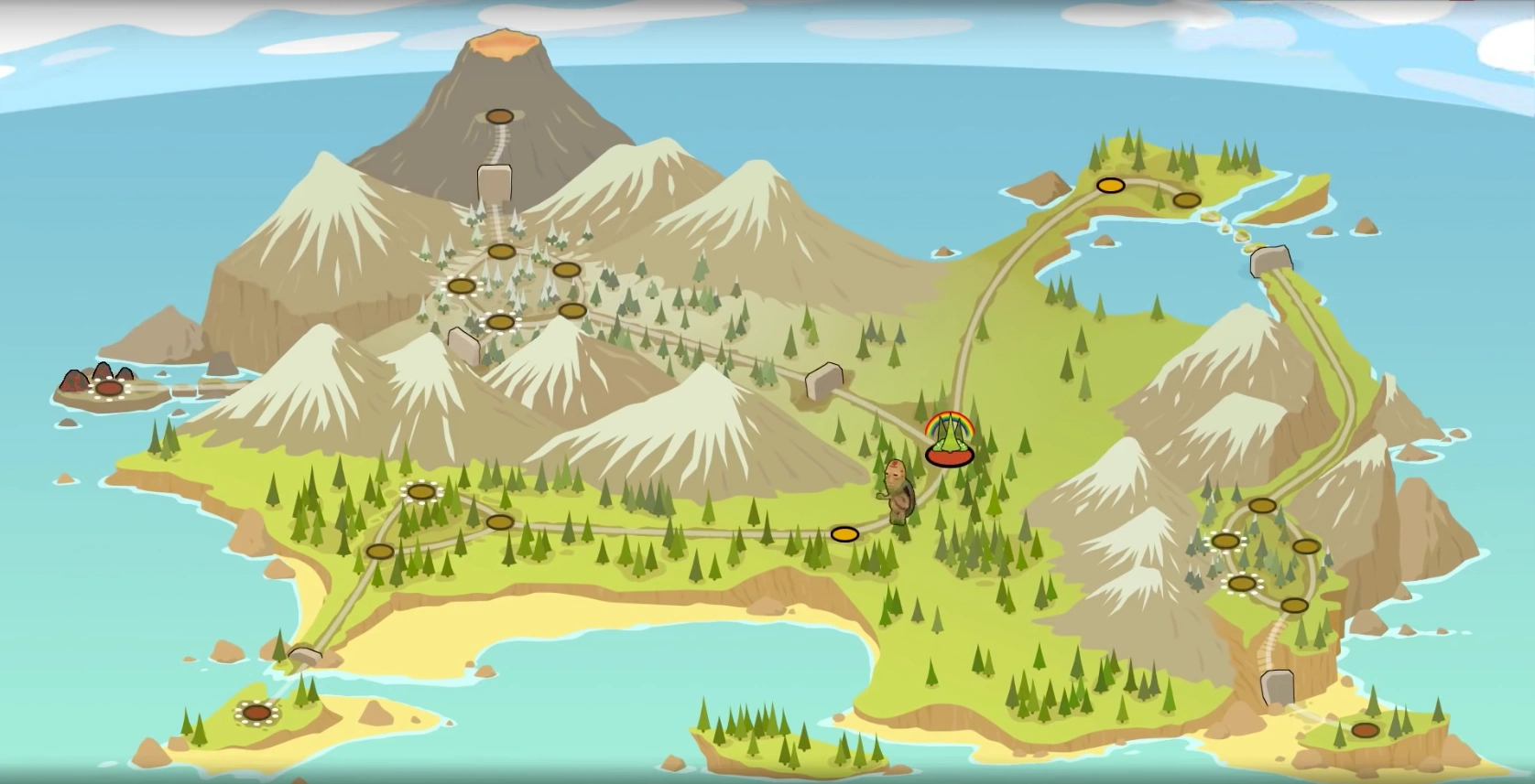 Image Tiki Island Map.png PixelJunk Monsters Wiki FANDOM powered