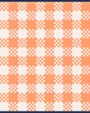 orange picnic blanket