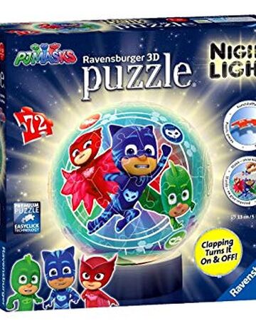 Pj Masks Night Light 3d Puzzle Pj Masks Wiki Fandom