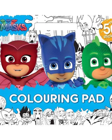 Pj Masks Giant Colouring Pad Pj Masks Wiki Fandom