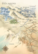 Bara Magna Map with Labels