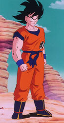 Goku uśmiechający się