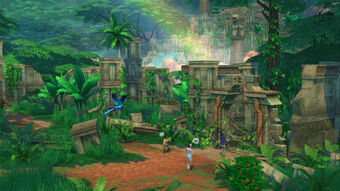 Znalezione obrazy dla zapytania: the sims 4 przygoda w dżungli