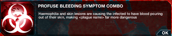 Profuse bleeding