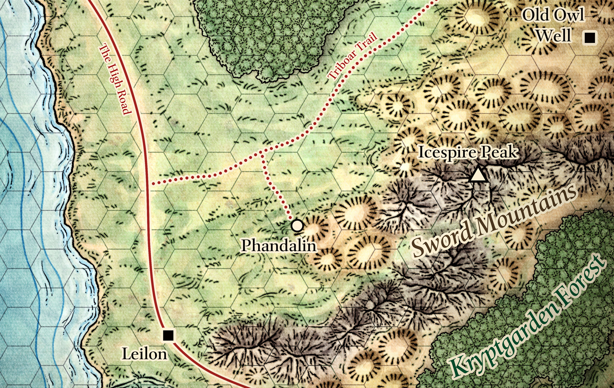 lost mines of phandelver area map