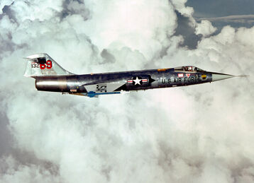 F-104 right side view