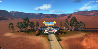 Desert theme - Planet Coaster