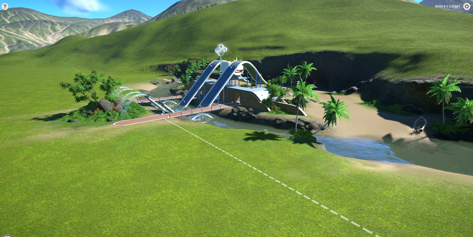 Image - Planet Coaster sandbox tropical entrance.png | Planet Coaster