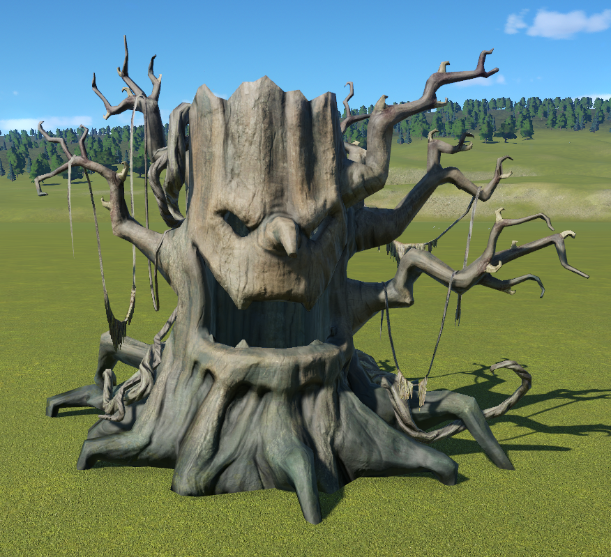 spooky tree 1 planet