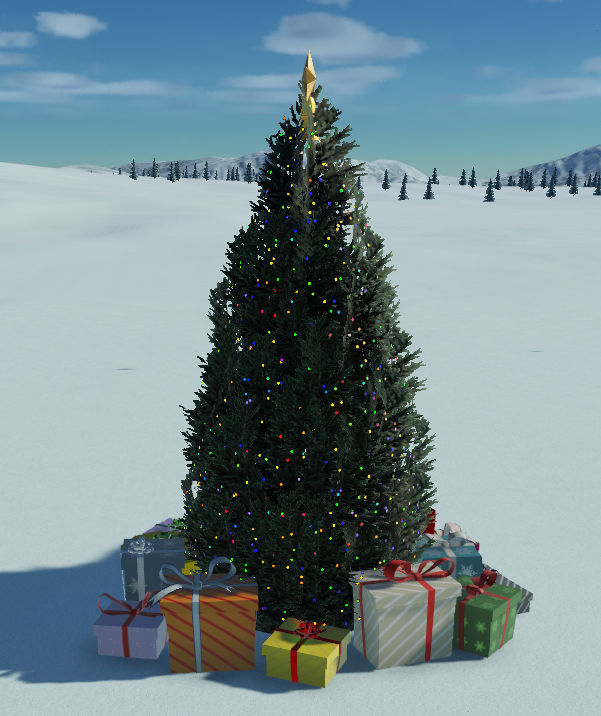 Christmas Tree Scene Small Planet Coaster Wiki Fandom Ed Christmas Tree Scene Small