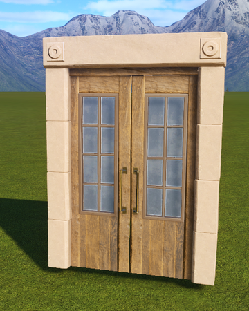 Wooden Double Door Entrance 2 Planet Coaster Wiki Fandom