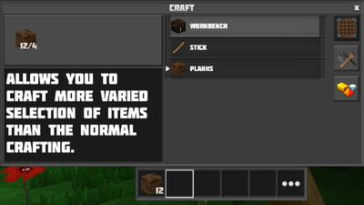 Crafting workbench